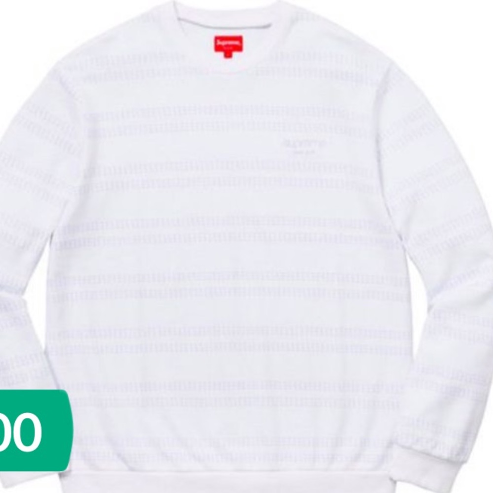 Supreme Dash Stripe Crewneck